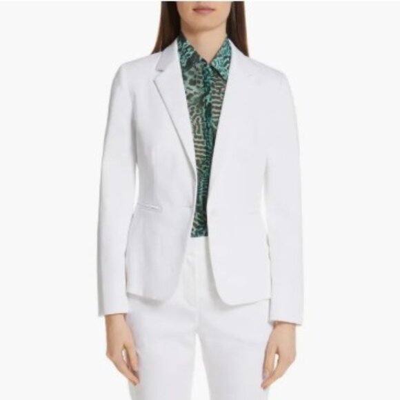 BNWOT Max Mara Prati Print Cotton & Silk Shirt - Size 14 US - Picture 7 of 12